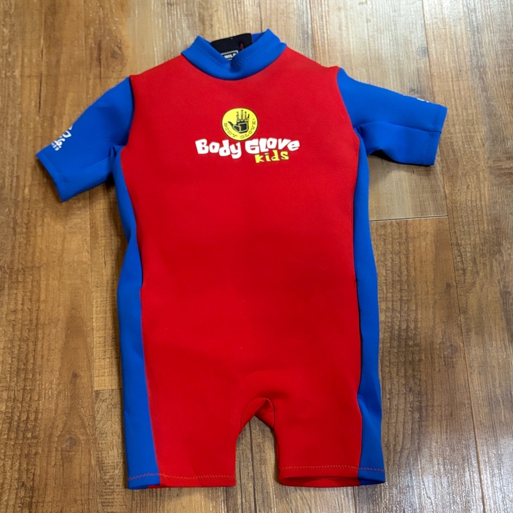 Body Glove children’s red & blue float suit life jacket size MED
